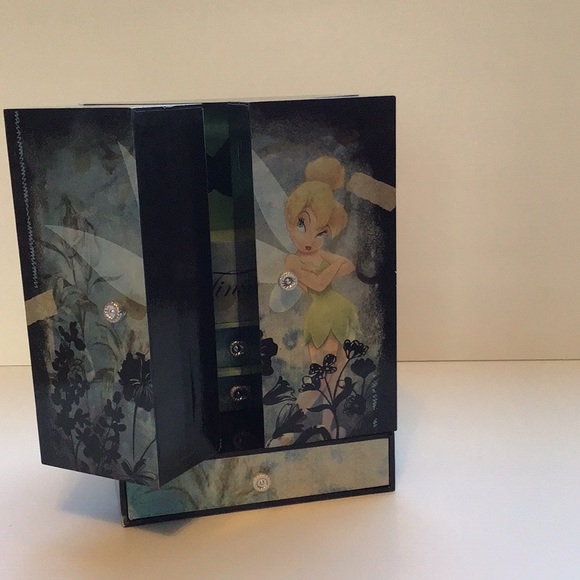 Disney Tinkerbell Enesco jewelery box chest armoir with hooks doors & drawers - Picture 3 of 16
